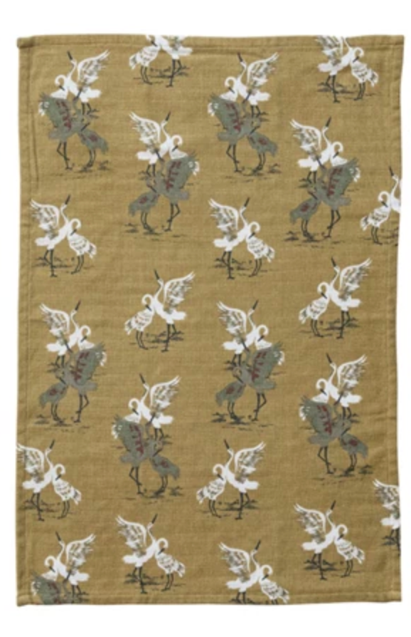 Cotton Double Cloth Kitchen Towel with Animal Pattern