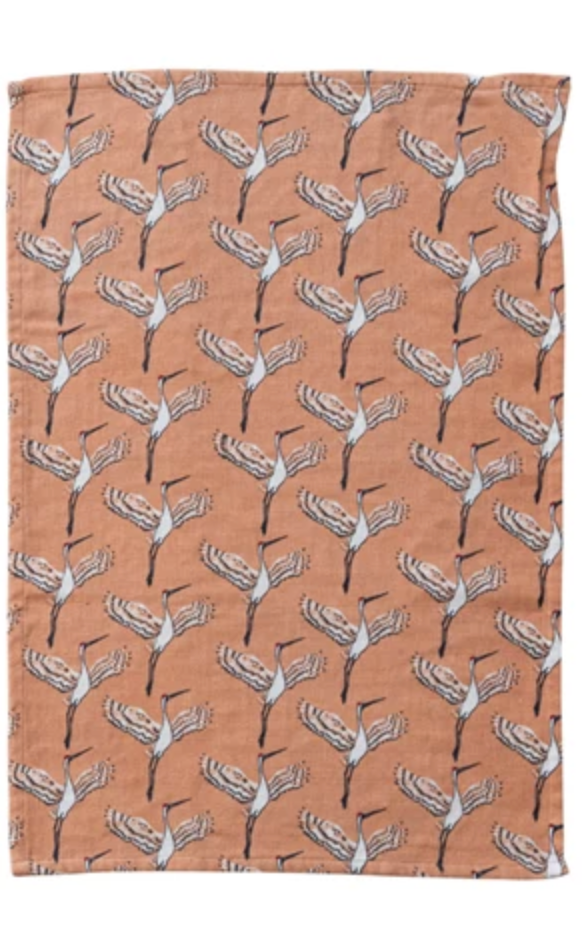 Cotton Double Cloth Kitchen Towel with Animal Pattern