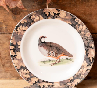 Vintage Quail Plates