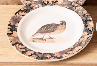 Vintage Quail Plates