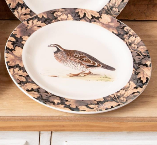 Vintage Quail Plates