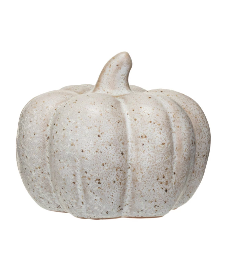 Glazed Stone Pumpkin