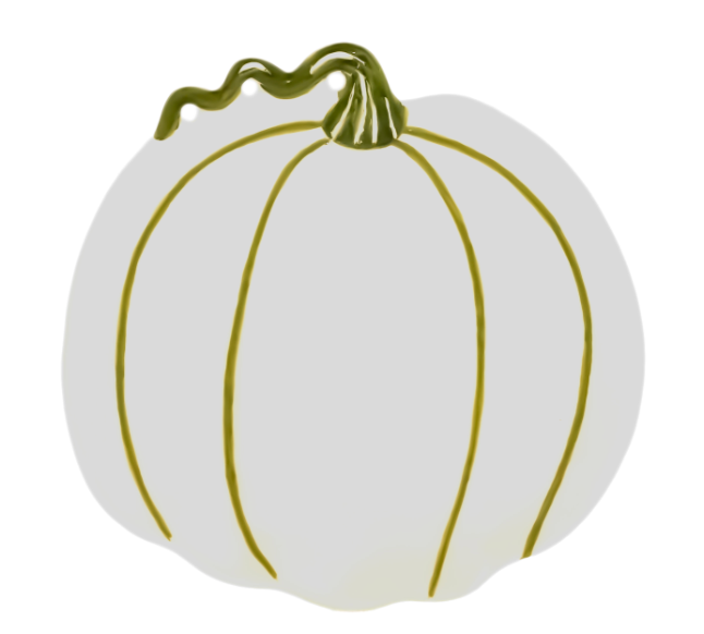 Green & White Pumpkin Serve Ware Collection