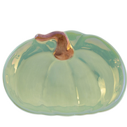 Lustrous Orange Pumpkin Plate
