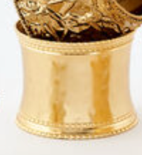 Set of 4 Gold Napkin Rings Assorted Styles