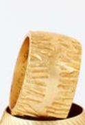Set of 4 Gold Napkin Rings Assorted Styles