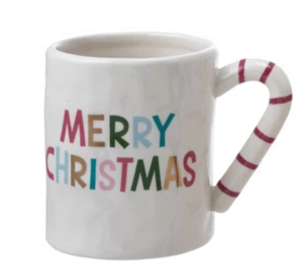 Mug with Candy Cane Handle