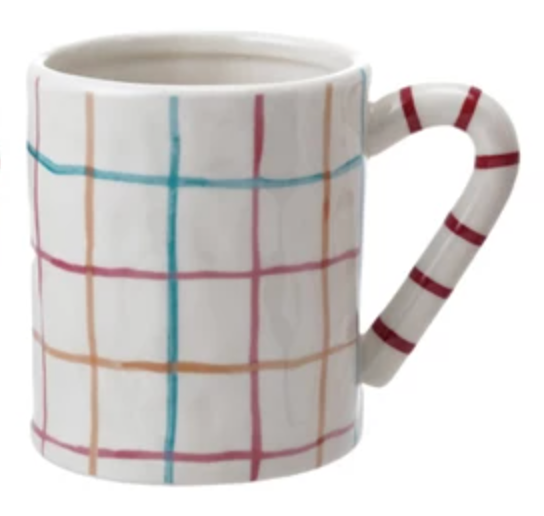 Mug with Candy Cane Handle