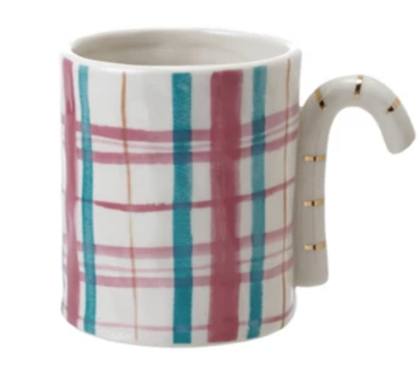Mug with Candy Cane Handle