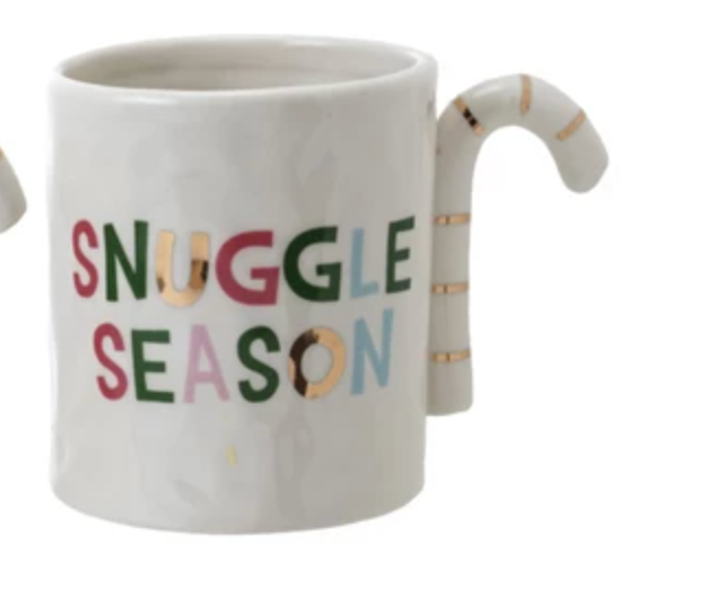 Mug with Candy Cane Handle