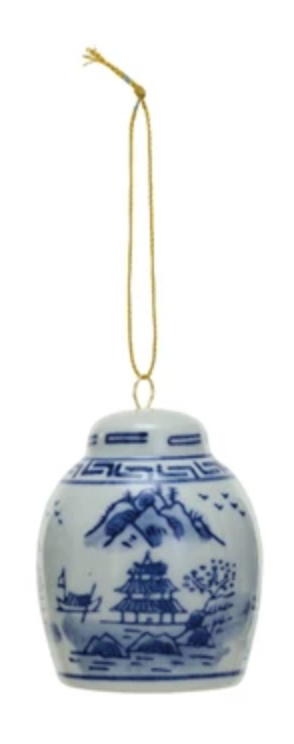 Blue and White Ginger Jar Ornaments