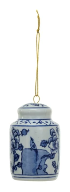 Blue and White Ginger Jar Ornaments