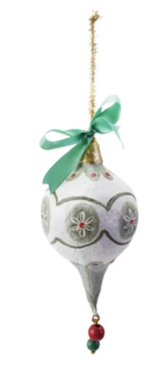 Hand Painted Paper Mache Ornaments
