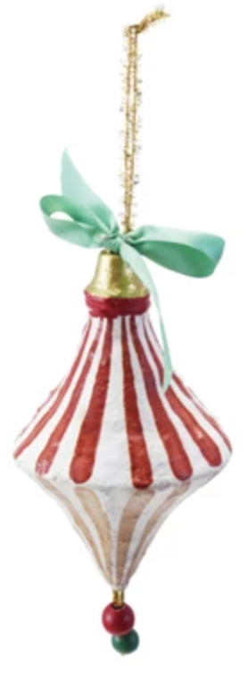 Hand Painted Paper Mache Ornaments