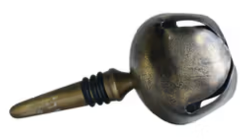 Metal Jingle Bell Bottle Stopper