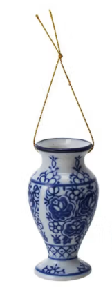 Blue and White Ornaments