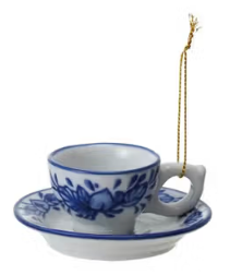 Blue and White Ornaments