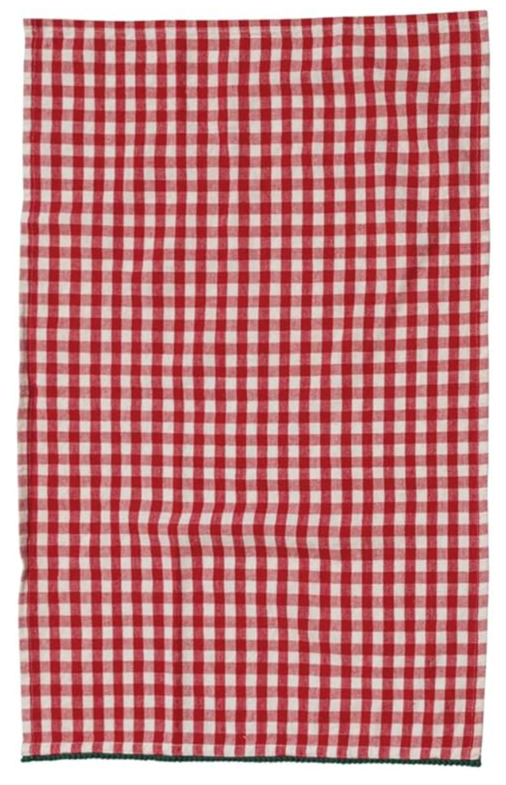 Red and Green Woven Tea Towels