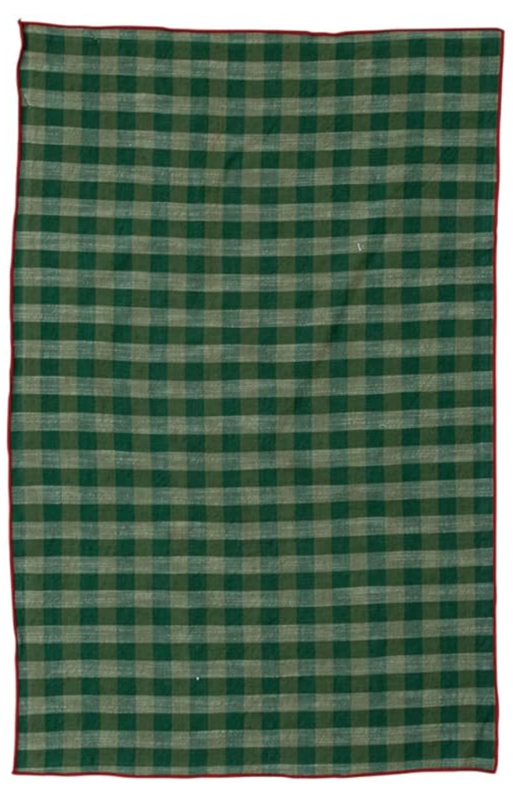 Red and Green Woven Tea Towels