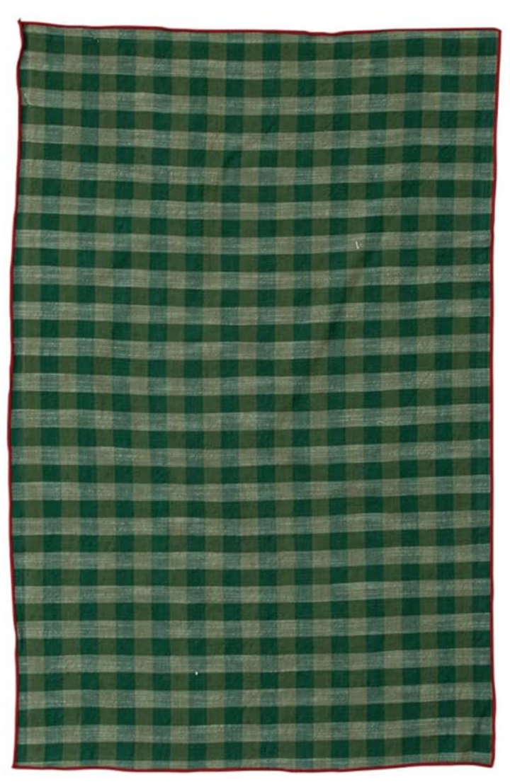 Red and Green Woven Tea Towels