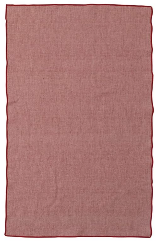Red and Green Woven Tea Towels