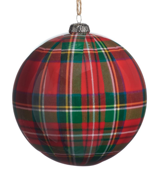 Traditional Plaid Ornament