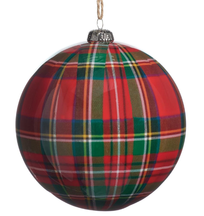 Traditional Plaid Ornament