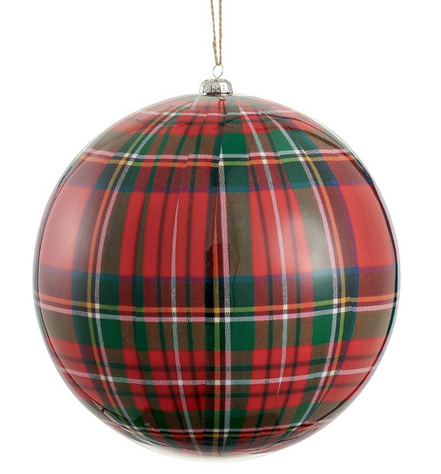 Traditional Plaid Ornament