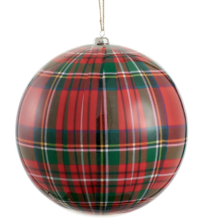Traditional Plaid Ornament