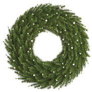 Pearl Embellished Pine Wreath