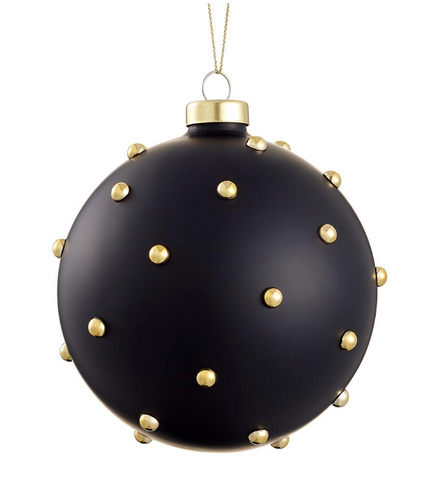 Black with Gold Ornament