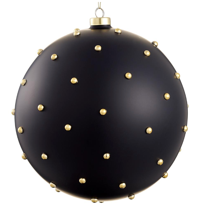 Black with Gold Ornament