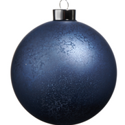 Blue Mercury Glass Ornament