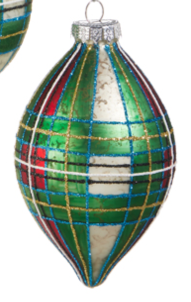 Green Tartan Ornament
