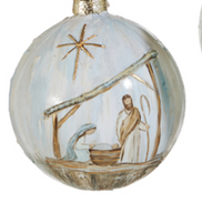 O' Holy Night Glass Ornament