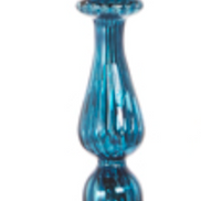 Blue Glass Finial Ornament