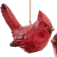 Carved Cardinal Ornament