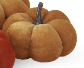 Velvet Mini Pumpkins