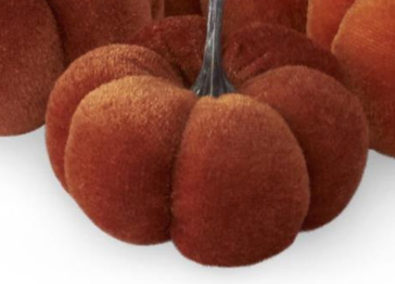 Velvet Mini Pumpkins