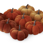 Velvet Mini Pumpkins