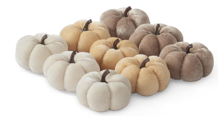 Velvet Mini Pumpkins