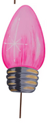 Colorful Christmas Bulb Stake