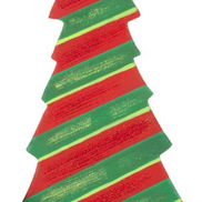 Timeless Green and Red Tree Pick