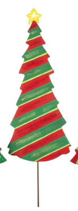 Timeless Green and Red Tree Pick