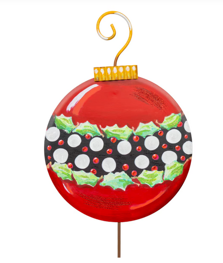 Red Elegant Ornament Stake