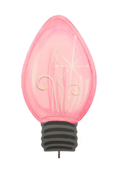 LED Christmas Bulb Stake