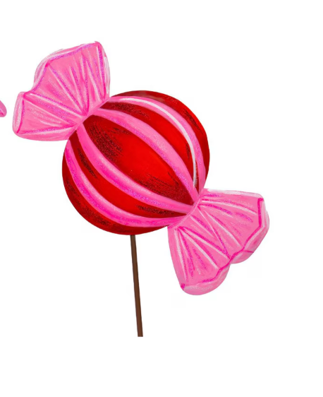 Pink Wrapped Candy Stake