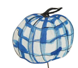 Chinoiserie Pumpkin Stake