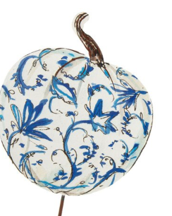 Chinoiserie Pumpkin Stake