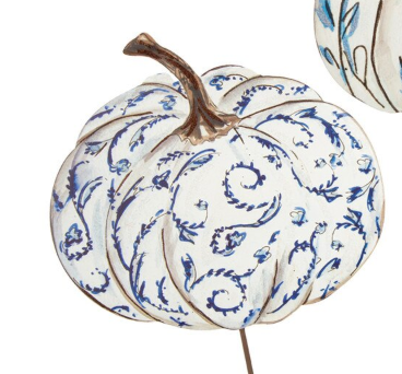Chinoiserie Pumpkin Stake